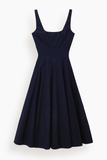 Staud Wells Dress in Navy