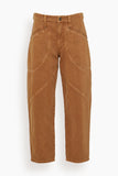 Isabel Marant Catarina Denim Jean in Ochre