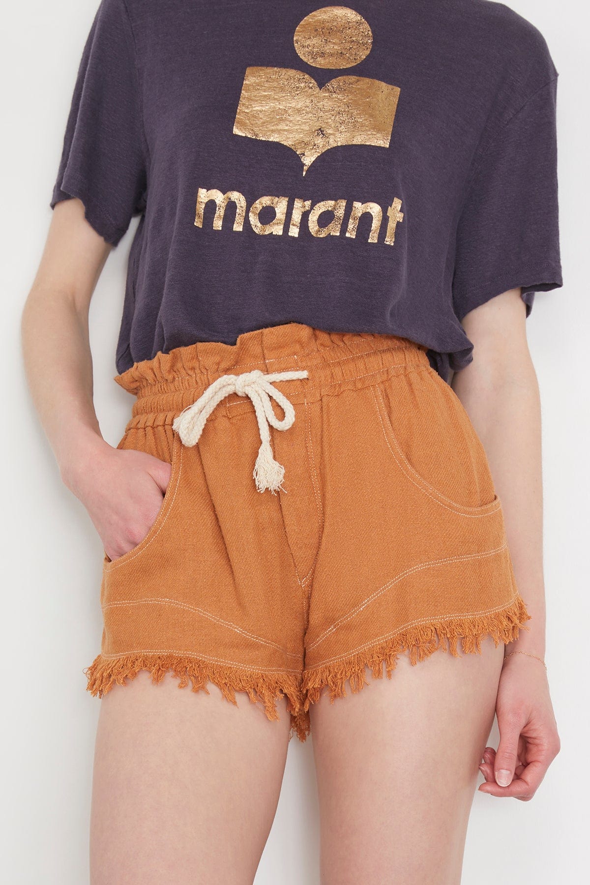 MARANT ÉTOILE Talapiz mini shorts - Blue