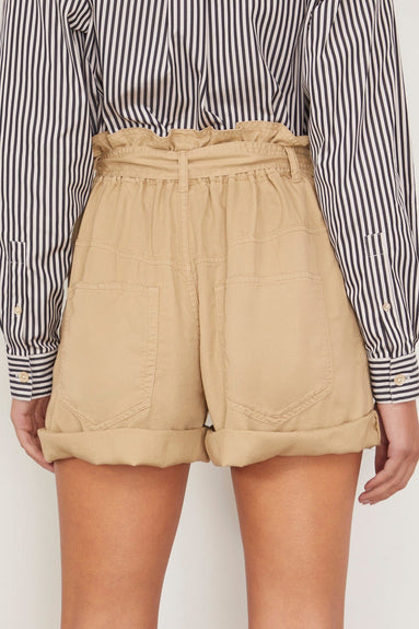 Etoile Isabel Marant Shorts Pierine Shorts in Light Khaki Etoile Isabel Marant Pierine Shorts in Light Khaki