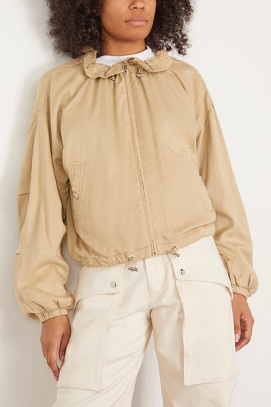 Etoile Isabel Marant Jackets Plume Jacket in Light Khaki Etoile Isabel Marant Plume Jacket in Light Khaki