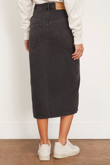 Etoile Isabel Marant Skirts Vandy Skirt in Faded Black Isabel Marant Etoile Vandy Skirt in Faded Black