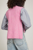 Etoile Isabel Marant Tops Megan Sleeveless Top in Fluo Pink Isabel Marant Etoile Megan Sleeveless Top in Fluo Pink