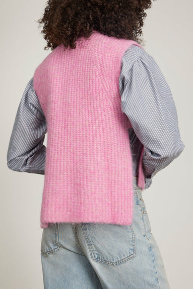 Etoile Isabel Marant Tops Megan Sleeveless Top in Fluo Pink Isabel Marant Etoile Megan Sleeveless Top in Fluo Pink