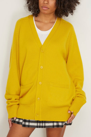 Extreme Cashmere Sweaters Papilli Cardigan in Sunflower Extreme Cashmere Papilli Cardigan in Sunflower