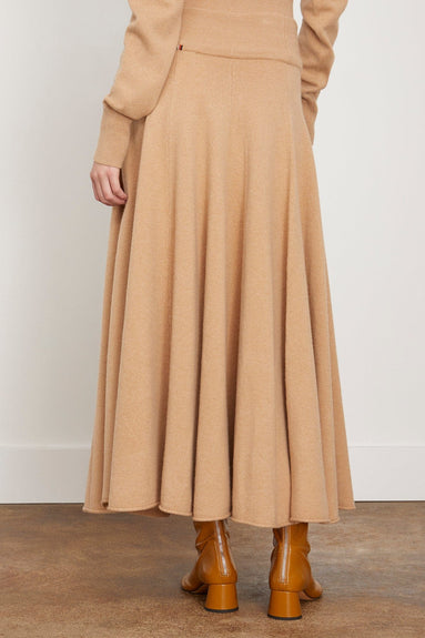 Extreme Cashmere Skirts Twirl Skirt in Camel Extreme Cashmere Twirl Skirt in Camel