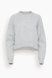 Loulou Studio Sweaters Bruzzi Oversized Sweater in Cloud Loulou Studio Bruzzi Oversized Sweater in Cloud