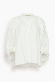 Vanessa Bruno Tops Bell Blouse in Blanc Bell Blouse in Blanc