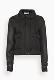 Max Mara Strenna Jersey Jacket in Black