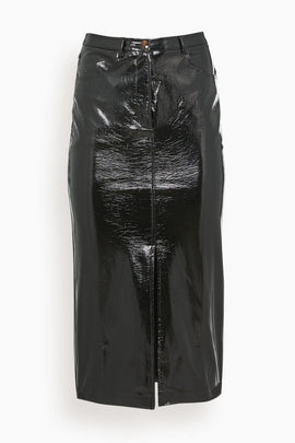 Penny Midi Skirt in Black