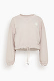 Etoile Isabel Marant Margo Sweatshirt in Light Pink/Ecru