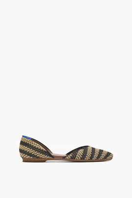 The D'Orsay Point in Shortbread Stripe