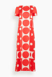 Dries Van Noten Davita Dress in Red