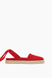 Rothy's The D'Orsay Espadrille in Bright Red Crochet