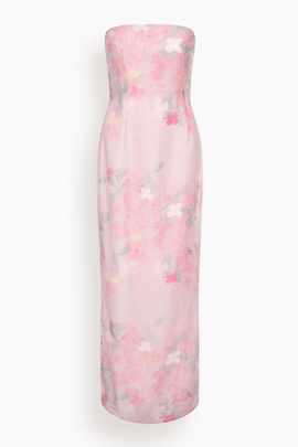 Elora Dress in Clematis Montana-Pink