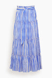 Lemlem Sanaa Skirt in Qeba Blue