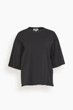 Loulou de Saison Osis Boxy T-Shirt in Black
