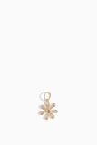Vintage La Rose Necklaces Diamond Daisy Pendant in 14k Yellow Gold