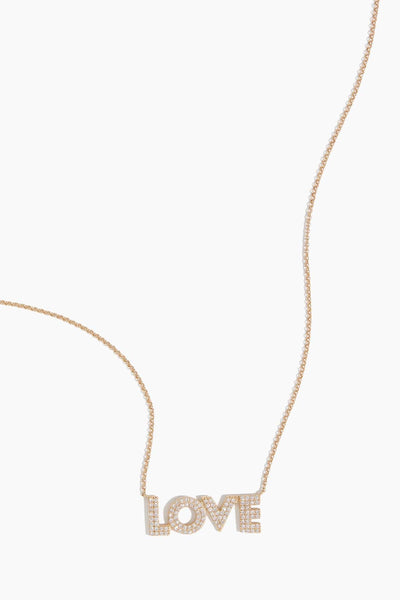 Bold Love Necklace in 14k Yellow Gold