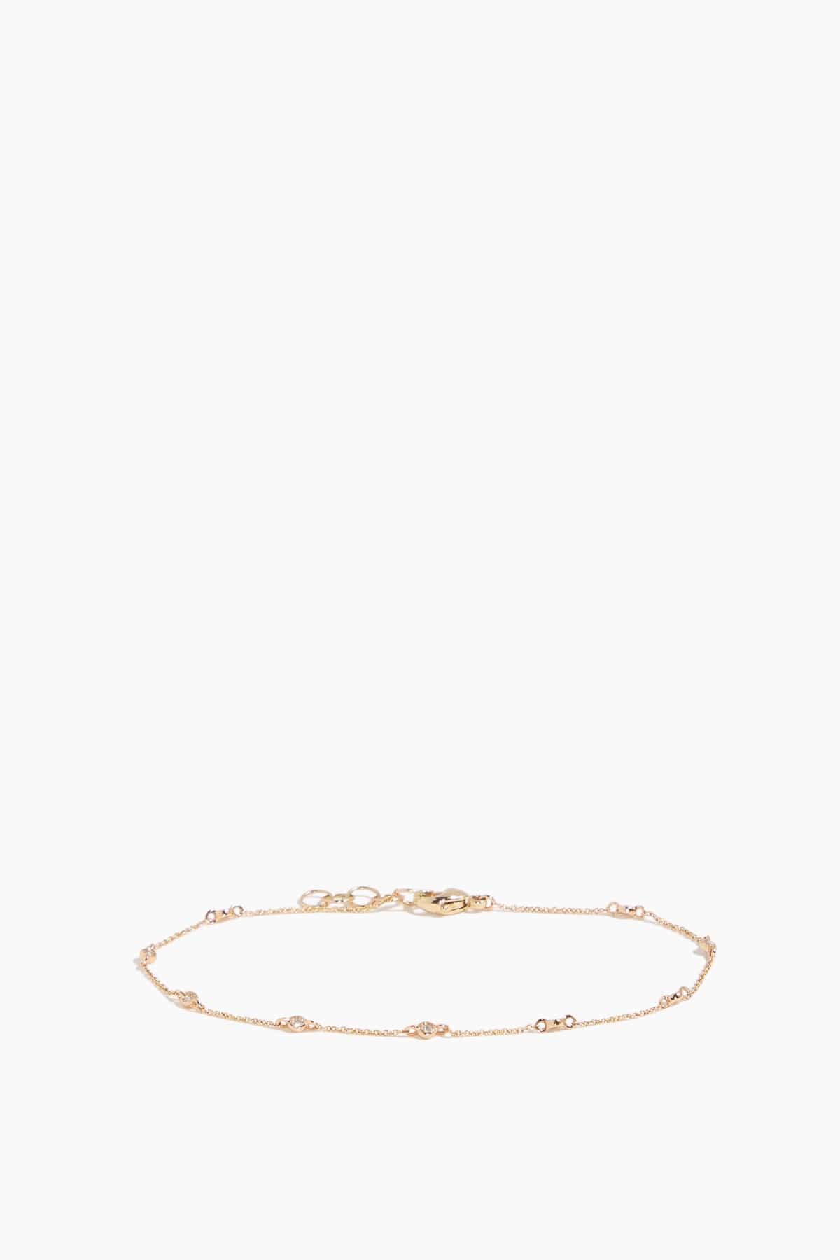 Dana Rebecca Bracelets Lulu Jack Single Bezel Bracelet in 14k Yellow Gold Dana Rebecca Lulu Jack Single Bezel Bracelet in 14k Yellow Gold