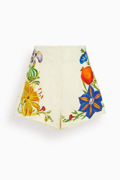 Flores High Waisted Short in Multi