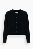 Loulou de Saison Remus Oversized Cardigan in Black