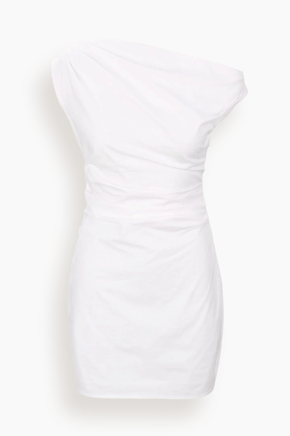 STAUD, Mini Phare Dress in White, Size 6