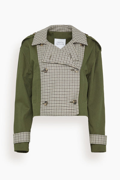 Walton Jacket in Army Check Multi