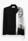 Hellessy Bryce Blazer in Black/White