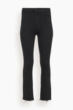 MOTHER Jeans The Hustler Ankle Fray Jean in Not Guilty MOTHER The Hustler Ankle Fray Jean in Not Guilty