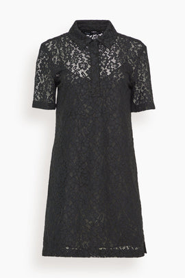 Rainer Stretch Lace Dress in Black