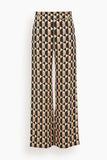 Amir Taghi Maryam Pant in Beige/Black