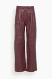 Dorothee Schumacher Pants Soft Touch Pant in Deep Red