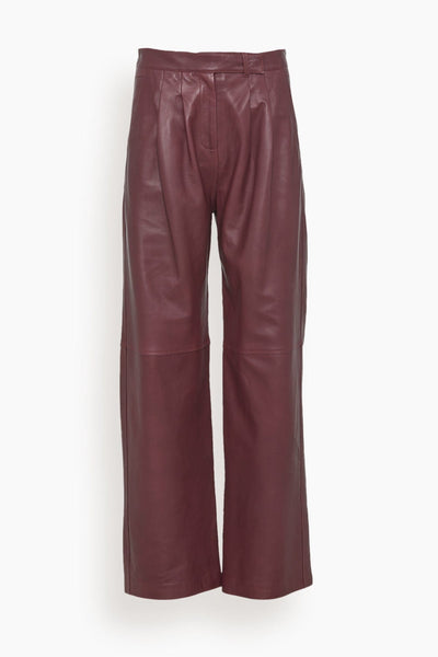 Soft Touch Pant in Deep Red