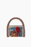 Alemais Ace Beaded Barrel Bag in Multi