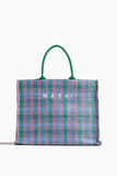 Marni Handbags Tote Bags Large Tote Bag in Green/Fuchsia/Cypress