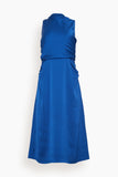 Sea Cocktail Dresses Noa Satin Halter Cowl Dress in Blue SEA Noa Satin Halter Cowl Dress in Blue