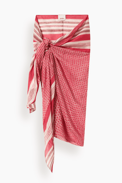 Lucilia Pareo in Red