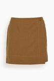 Apiece Apart Skirts Marta Mini Skirt in Toffee Marta Mini Skirt in Toffee