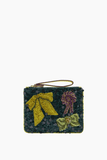 Alemais Rosette Beaded Clutch in Multi