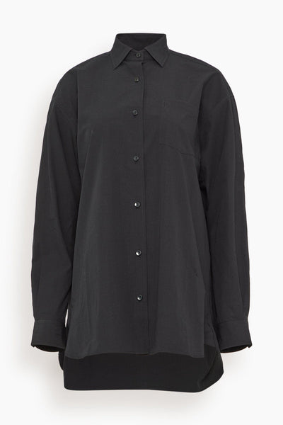 A-Line Tunic Shirt in Black