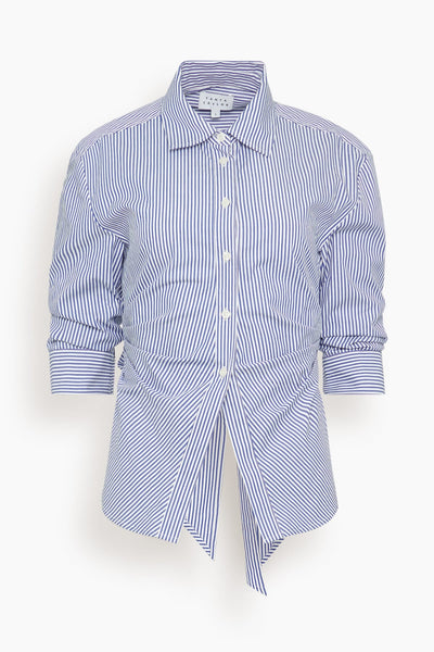 Winslet Top in Blue/Optic White