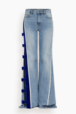Hellessy Dan Jeans in Medium Wash/Colbalt