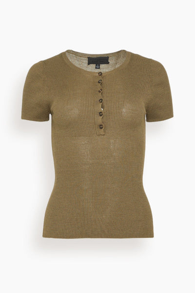 Nili Lotan Francene Sweater in Military Green – Hampden Clothing
