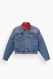 Isabel Marant Devyn Denim Jacket in Blue