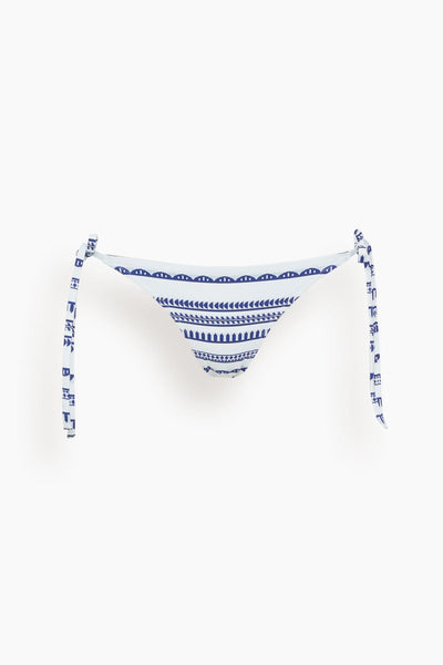 Yani String Bikini Bottom in Blue