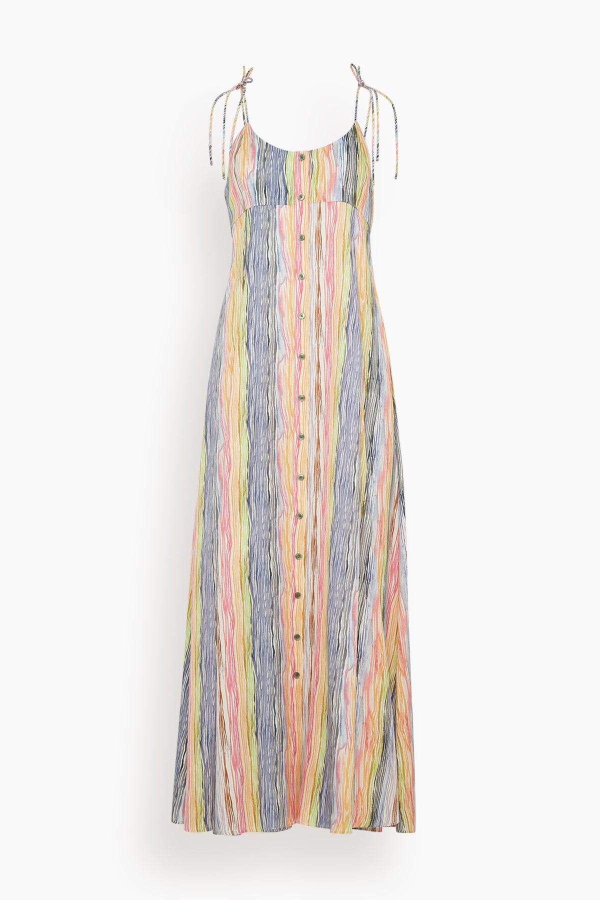 Rosie Assoulin - Rosie Assoulin High Garden Maxi Dress in Rainbow 0 - Hampden Clothing Rosie Assoulin - Rosie Assoulin High Garden Maxi Dress in Rainbow 0 - Hampden Clothing