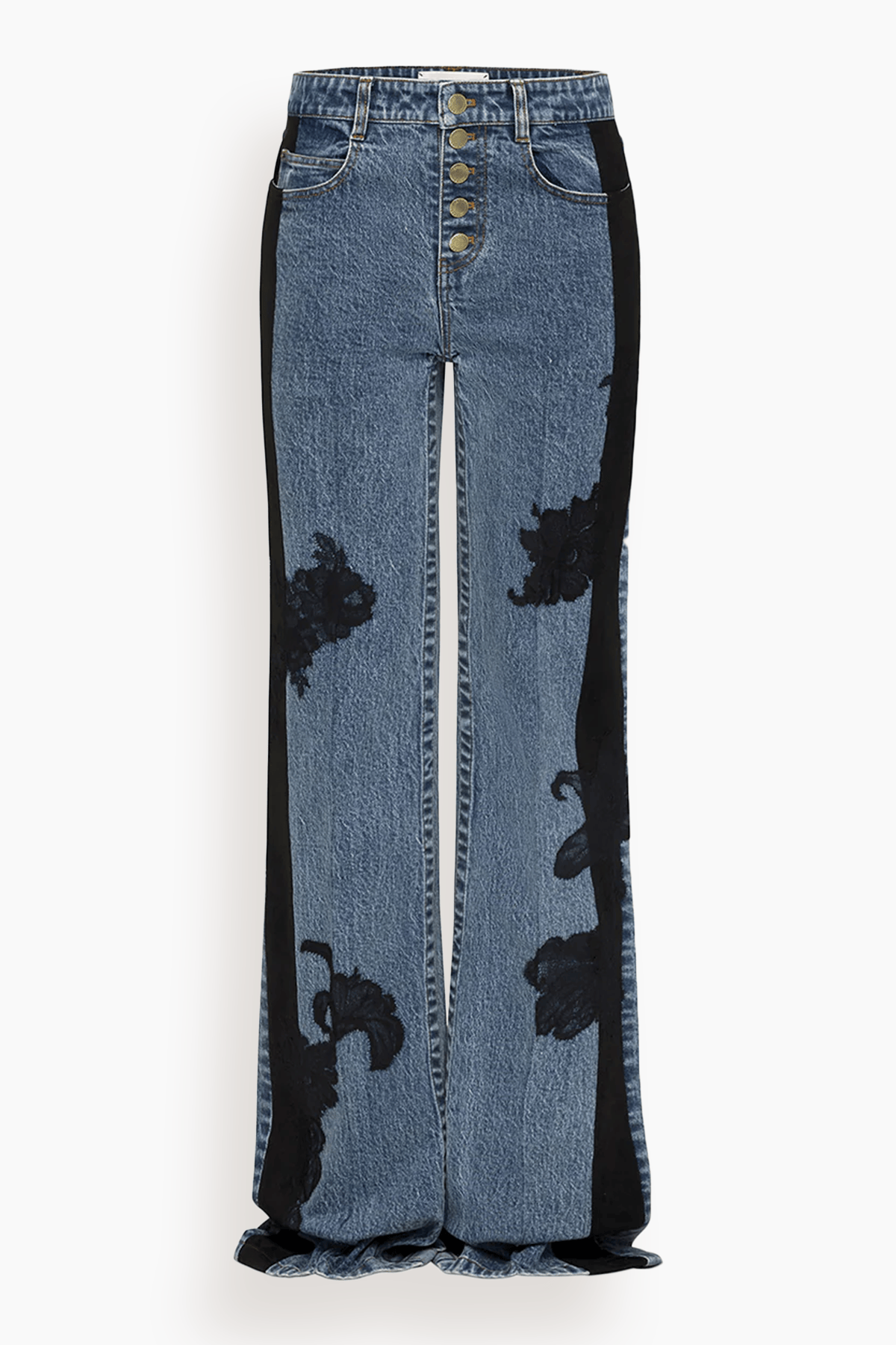 Hellessy Zion Jeans in Dark Stone Wash//Black