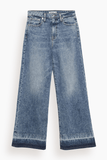 Simkhai Jude High Rise Crop Wide Leg Jean in Sherwood