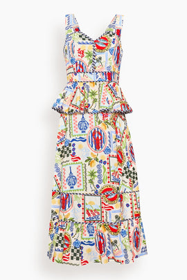 Lacey Dress in Coastal Conversation